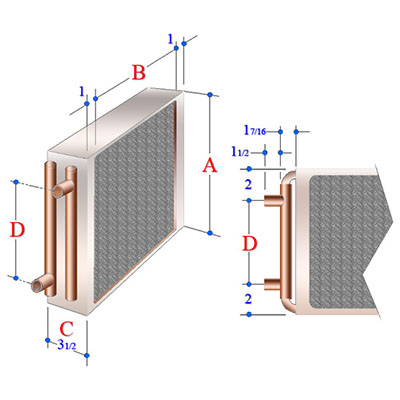 Air To Water Coil